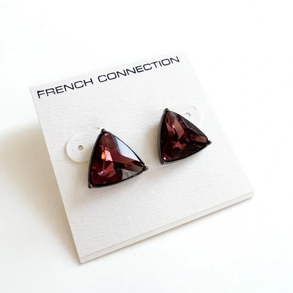 2/$15 NWT French Connection Stone Earrings - Picture 2 of 4